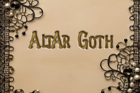 Altar Goth Font: A Bold Display Typeface for Web Brands