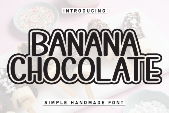 Banana Chocolate: A Warm Display Font for Editorial Design