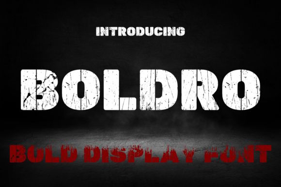 Boldro: The Industrial Display Font for Modern Web Headers