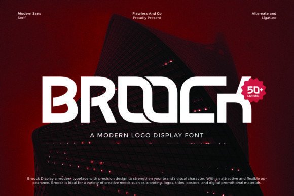 Broock Font Review: Bold Display Type for Modern Campaigns