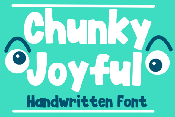 Chunky Joyful: A Playful Display Font for Editorial Design