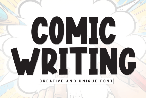 Comic Writing: The Playful Typeface for Modern Branding