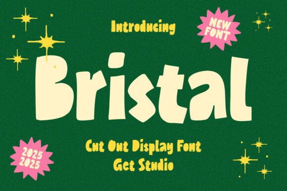 Designing Retro Brand Identity with Bristal Display Fonts