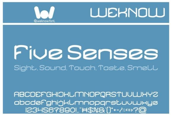 Five Senses Display Font for Bold Campaigns