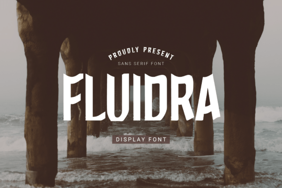 Fluidra Font Review: A Casual Display Typeface for Modern Brands
