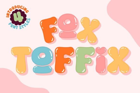 Fox Toffix: A Playful Bubble Typeface for Bold Branding
