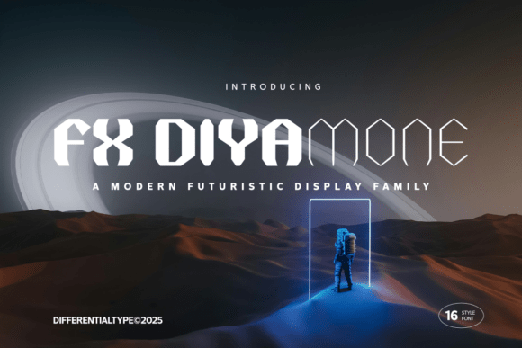 Fx Diyamone: A Modern Display Font for Web Design