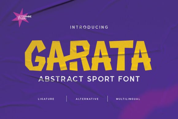 Garata: A Bold Display Font for Impactful Branding