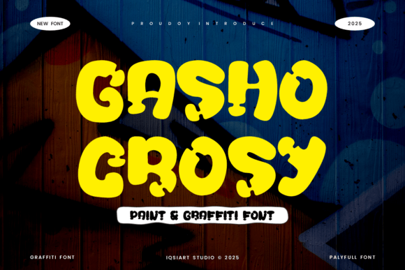 Gasho Crosy: The Bold Display Font for Urban Branding