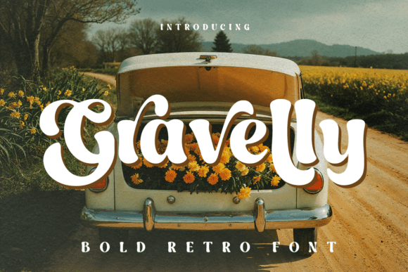 Gravelly Regular: A Bold Retro Typeface for Makers