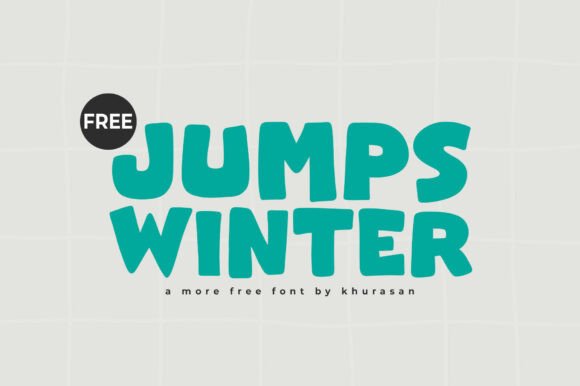 Jumps Winter: A Modern Display Font for Web Headers