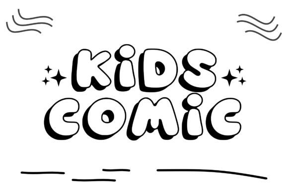Kids Comic: A Playful Display Font for Campaigns