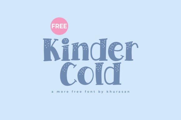 Kinder Cold: A Modern Display Font for Editorial Design