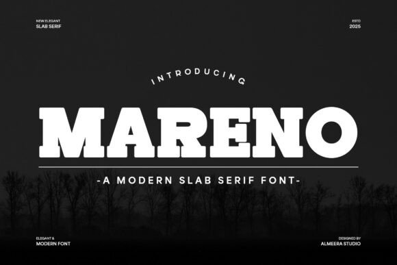 Mareno Typeface for Bold Branding
