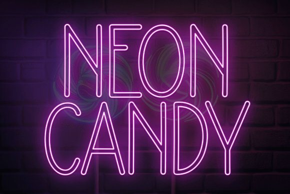 Neon Candy: A Friendly Display Font for Modern Branding