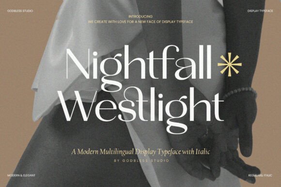 Nightfallwestlight Regular: The Modern Display Typeface for Bold Brands