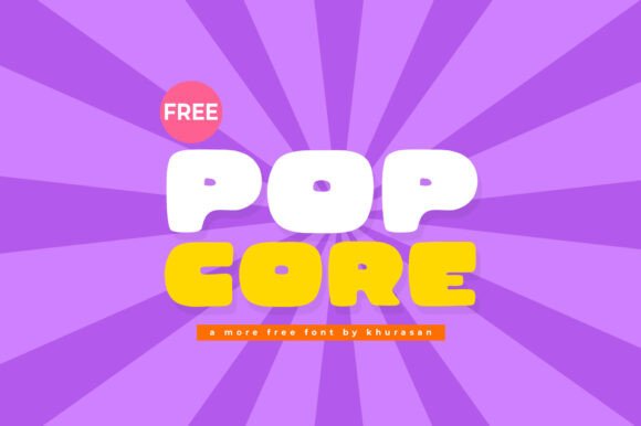 Pop Core: A Modern Typeface for Editorial Design