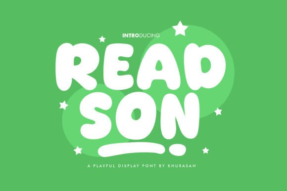 Readson: A Modern Display Font for Editorial Design