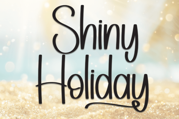 Shiny Holiday: The Perfect Display Font for Makers