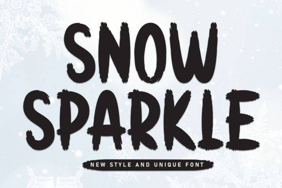 Snow Sparkle: A Friendly Display Font for Editorial Design