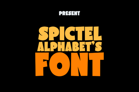 Spictel Alphabet s: The Whimsical Display Font for Crafters