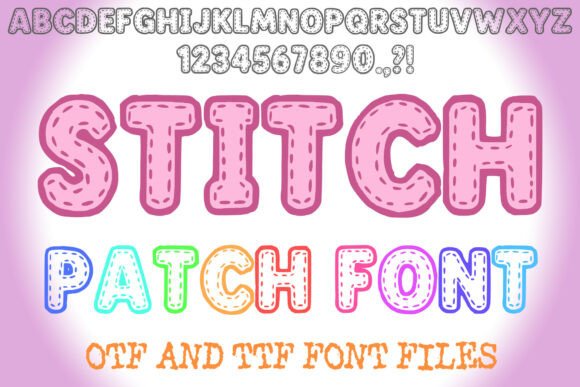 Stitch Patch: The Ultimate Display Font for Marketers