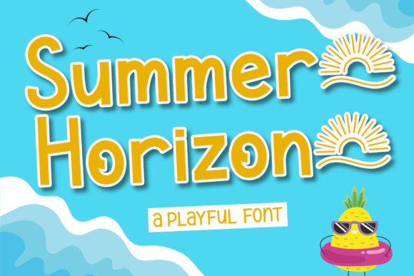 Summer Horizon: The Display Font for Sunny Campaigns