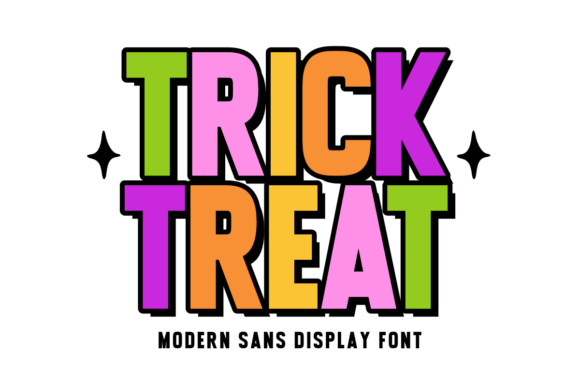 Tricktreat Regular: A Playful Display Typeface