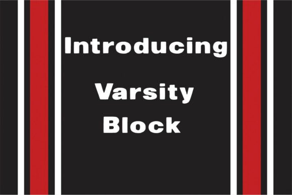 Varsity Block: A Modern Display Font for Web Design