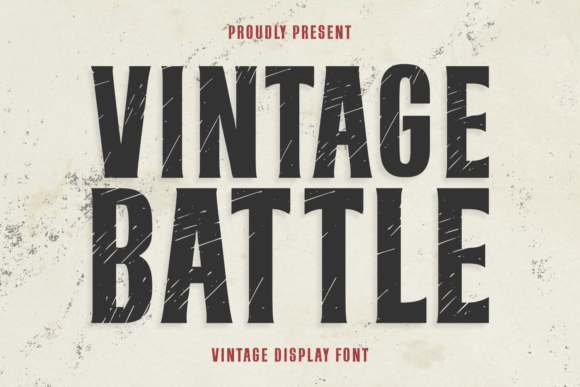 Vintage Battle Font Review: A Bold Display Choice